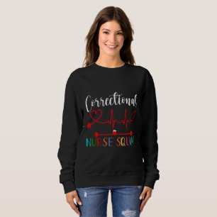 Xmas Correctional Nurse Squad Sweatshirt