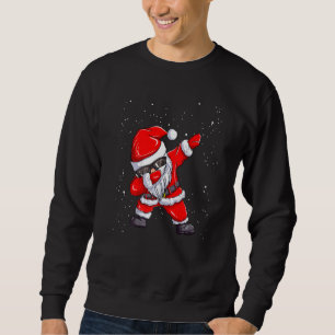 Xmas Dab Dance Dabbing Santa Claus Christmas Boys  Sweatshirt