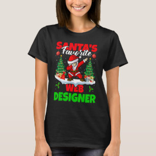 Xmas Dabbing Santa's Favourite Web Er Christmas T-Shirt