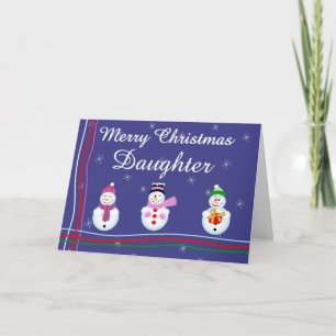 Xmas daughter holiday card