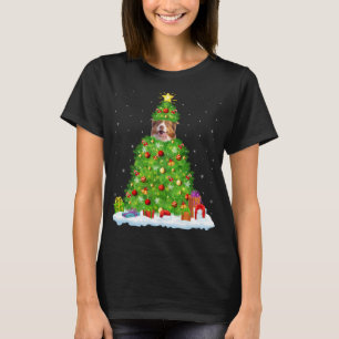 Xmas Decoration Santa Australian Shepherd Dog Chri T-Shirt