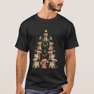 Xmas Decoration Santa Hat Cairn Terrier Dog Christ T-Shirt