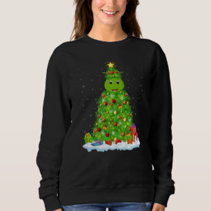 Xmas Decorations Lights Santa Mantis Christmas Tre Sweatshirt
