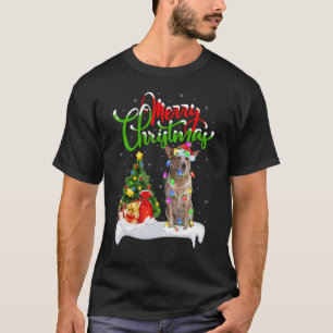 Xmas Decorations Santa Australian Cattle Dog Chris T-Shirt