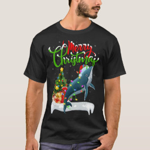 Xmas Decorations Santa Humpback Whale Christmas T-Shirt