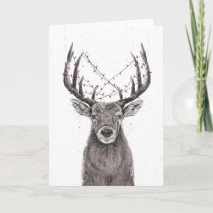 Xmas deer card