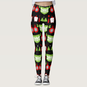 Xmas Dental Doctor Gifts Leggings