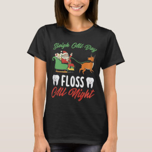 Xmas Dentist Holiday Dental Office Funny Christmas T-Shirt