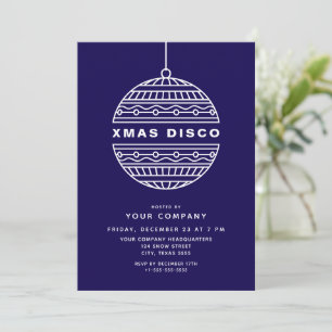 Xmas Disco  with Christmas Ball Invitation