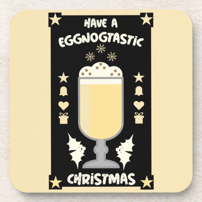 Xmas Eggnog Punch   Coaster (Front)