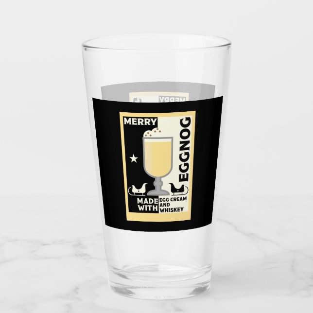 Xmas Eggnog Punch    Glass (Front)