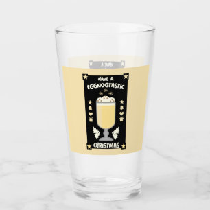 xmas eggnog punch glass