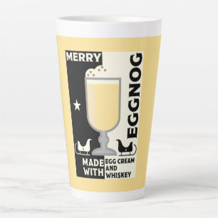 Xmas Eggnog Punch    Latte Mug