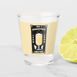 Xmas Eggnog Punch Shot Glass