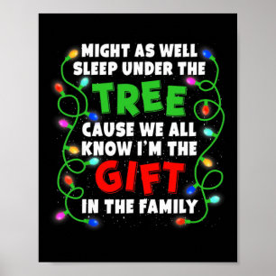 Xmas Family Christmas Might Fun As Well Sleep Unde Poster