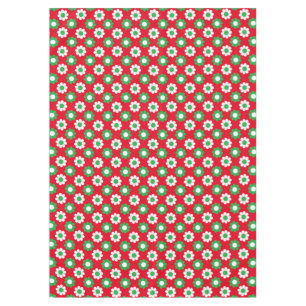 Xmas Flower Power Tablecloth