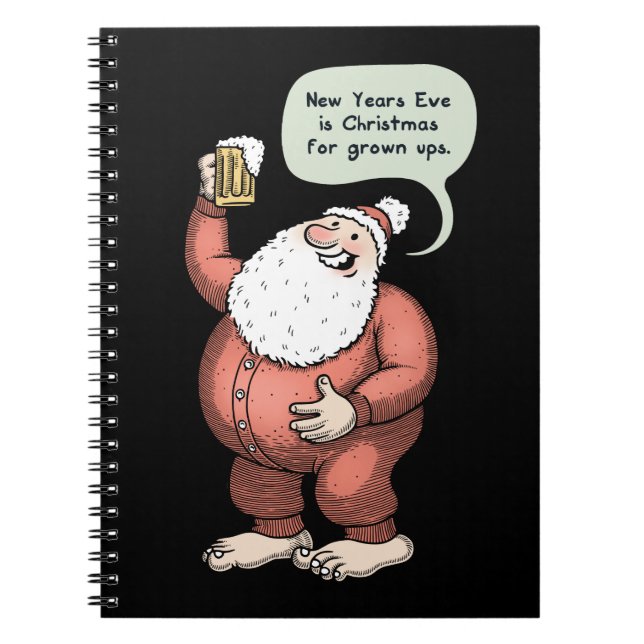 Xmas For Grown Ups Notebook (Front)