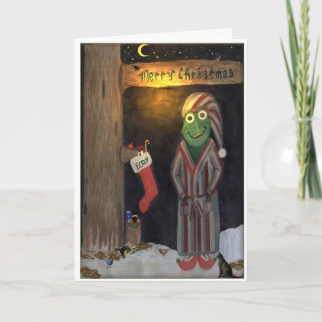 Xmas Frog Card (Front)