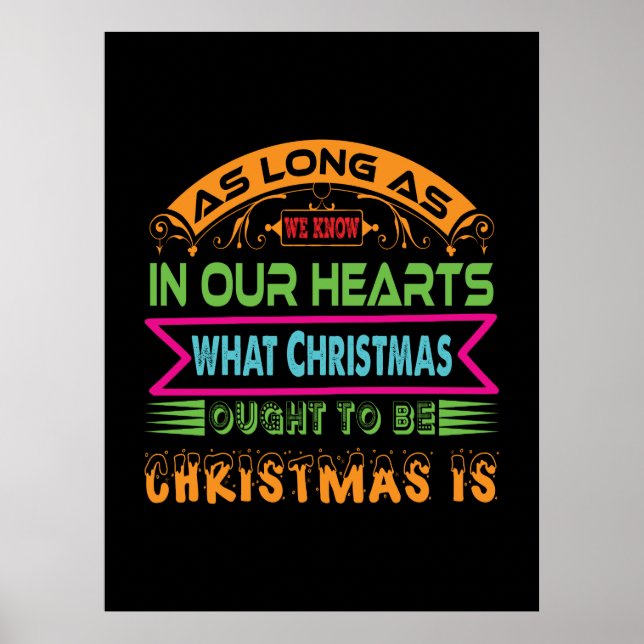 Xmas Gift As Long As We Know Poster (Front)