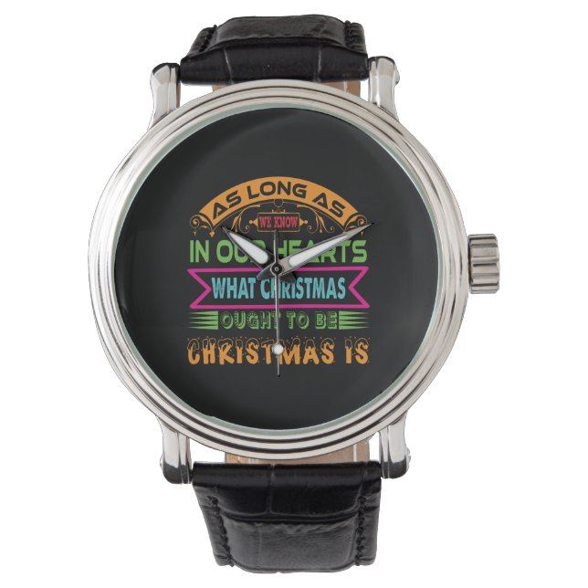 Xmas Gift As Long As We Know Watch (Front)