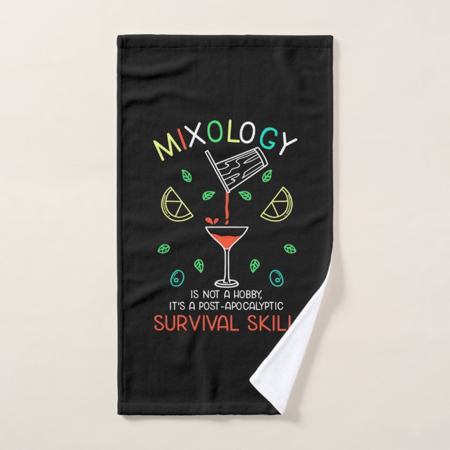 Xmas Gift | Bartender Mixologist Hand Towel (Hand Towel)