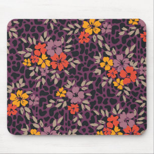 Xmas Gift Bold Oversize Hand Painted Floral Mouse Pad