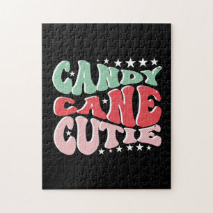 Xmas Gift Candy Cane Cutie Jigsaw Puzzle
