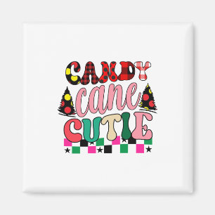 Xmas Gift Candy Cane Cutie Magnet