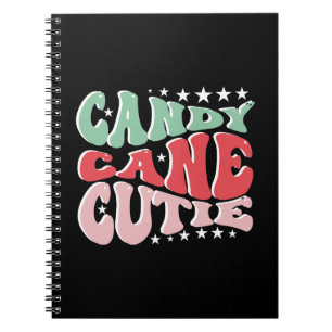 Xmas Gift Candy Cane Cutie Notebook