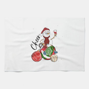 Xmas Gift Cheer Together Tea Towel