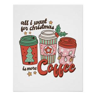 Xmas Gift Christmas Calories Do Not Count Poster