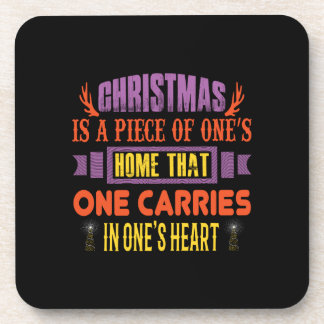 Xmas Gift Christmas Is A Piece Coaster