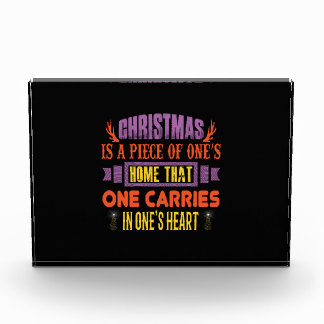 Xmas Gift Christmas Is A Piece Photo Block