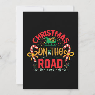 Xmas Gift Christmas On The Road Invitation