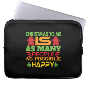 Xmas Gift Christmas To Me Laptop Sleeve