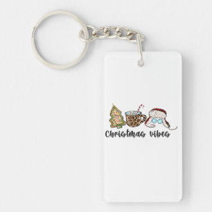 Xmas Gift Christmas Vibes Key Ring