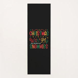 Xmas Gift Christmas With My Snowmies Yoga Mat