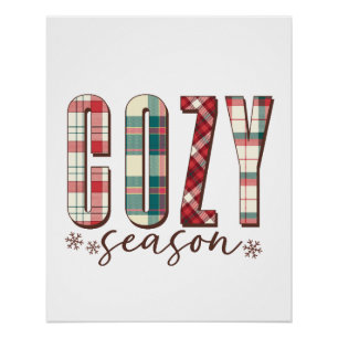 Xmas Gift Cosy Season Poster