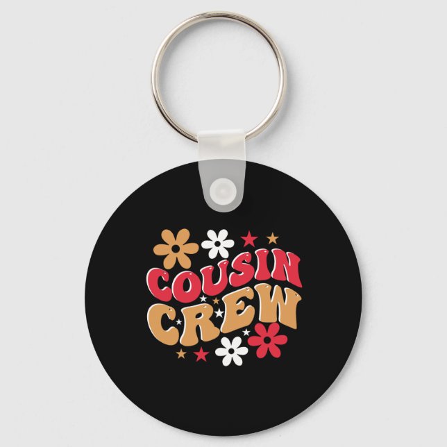 Xmas Gift Cousin Crew Key Ring (Front)