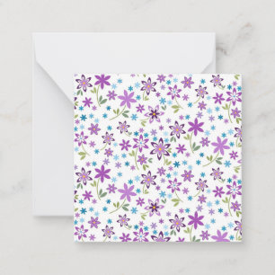 Xmas Gift Cute Floral Ditsy Card