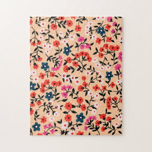 Xmas Gift Cute Small Flower Seamless Jigsaw Puzzle