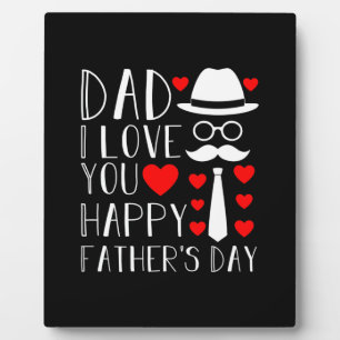 Xmas Gift Daddy I Love You Plaque