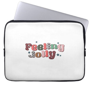 Xmas Gift Feeling Jolly Laptop Sleeve