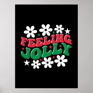 Xmas Gift Feeling Jolly Poster