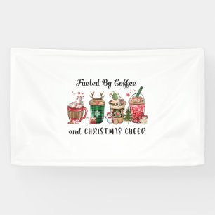 Xmas Gift Fuelled By Coffee And Christmas Cheer Banner