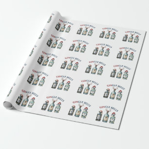 Xmas Gift Gingle Bells Wrapping Paper