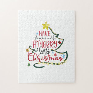 Xmas Gift Have Yourself A Merry Little Christmas Jigsaw Puzzle