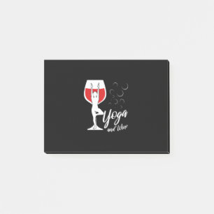 Xmas Gift I Love Yoga And Wine Post-it Notes