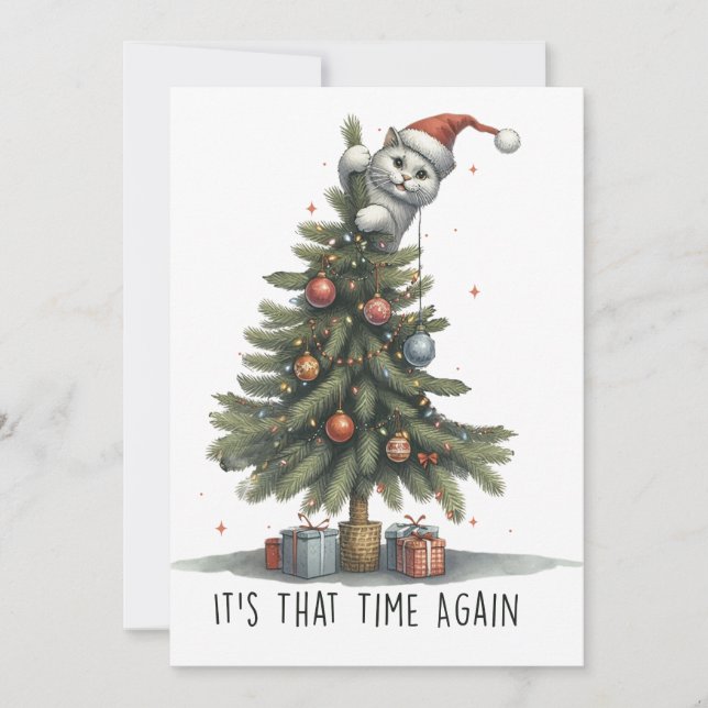 Xmas Gift It Is That Time Again Invitation (Front)