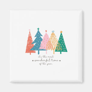 Xmas Gift It Is The Most Wonderful Time Magnet